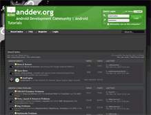 Tablet Screenshot of anddev.org