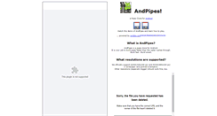 Desktop Screenshot of andpipes.anddev.org