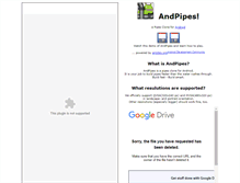 Tablet Screenshot of andpipes.anddev.org