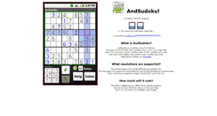 Desktop Screenshot of andsudoku.anddev.org